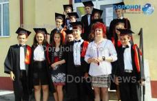 Clipe unice la cursul festiv de la Școala Gimnazială Dimitrie Romanescu Dorohoi - FOTO
