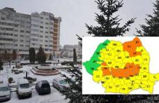 Cod Portocaliu de ninsori însemnate cantitativ și local viscolite în județul Botoșani. Prudență, dragi şoferi!