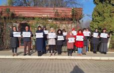 A opta zi de protest la Spitalul Municipal Dorohoi - FOTO
