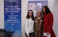 Elevă din Dorohoi prezentă la promovarea și lansarea Festivalului de Poezie şi Proză „Mihai Eminescu” - FOTO