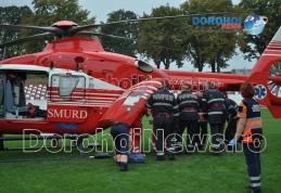 Caz cu final nefericit: Femeia din Dorohoi cu infarct preluată de elicopterul SMURD a decedat în drum spre Iași