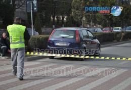 Accident! Adolescentă lovită pe o trecere de pietoni de pe Bulevardul Victoriei din Dorohoi - FOTO