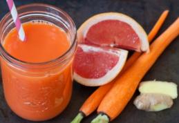 Slăbeşti 10 kg în 10 zile cu dieta sănătoasă cu grapefruit şi morcovi