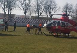 Bărbat din Dorohoi aflat în stare gravă preluat de urgență de un elicopter SMURD – FOTO