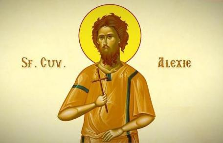 Creştinii îl prăznuiesc joi, 17 martie, pe Sfântul Cuvios Alexie, „omul lui Dumnezeu”