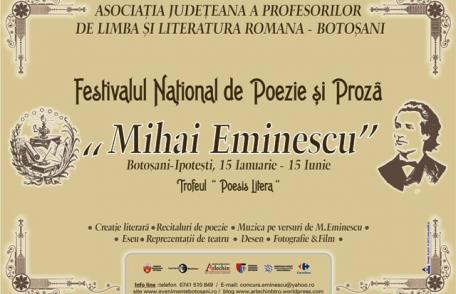 Festivalul Naţional de Poezie şi Proză MIHAI EMINESCU, ediţia a IV-a, 2015