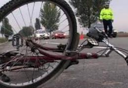 Un biciclist băut din Dorohoi s-a accidentat după ce a căzut pe carosabil