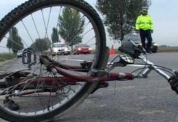 Biciclist rănit de un șofer beat