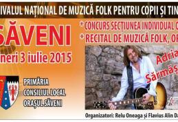Festivalul Naţional de Muzică Folk pentru copii şi Tineret începe la Săveni. Vezi când are loc?