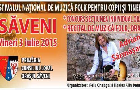 Festivalul Naţional de Muzică Folk pentru copii şi Tineret începe la Săveni. Vezi când are loc?
