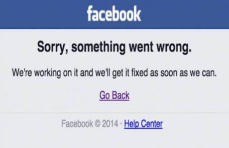 Facebook a avut probleme de funcționare