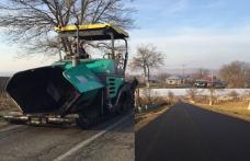 Noi asfaltări pe drumul naţional Botoşani – Dorohoi - FOTO