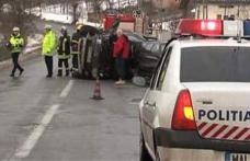 Accident pe drumul Dorohoi-Suceava! Două mașini parcate, distruse de un șofer neatent! - FOTO