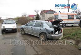 Cadou de 8 martie pentru două femei! Accident rutier produs pe drumul Dorohoi-Botoșani - FOTO