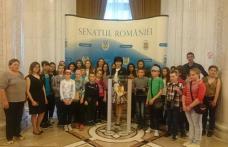 Micii „parlamentari” de Hilișeu Horia în vizită la Senat - FOTO