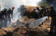 Depozit de furaje, distrus într-un incendiu produs în satul Ezer