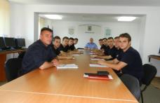 Elevi din anul I al Școlii Militare de Subofițeri, în practică la Jandarmeria Botoșani