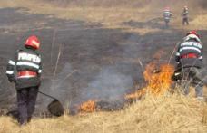 Trei incendii de vegetaţie uscată provocate din neglijenţă