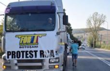 Protest al transportatorilor! RCA-ul a scos în stradă zeci de șoferi din Botoșani!