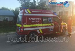 Intervenție a pompierilor pe strada Oborul Nou pentru scoaterea unui bărbat din Pârâul Dorohoi - FOTO