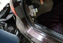 Autovehicul „blindat” cu țigări de contrabandă - FOTO