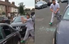 Scene şocante în Marea Britanie. Trei români au vandalizat maşina unui vecin care ar fi parcat pe locul lor