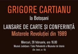 Lansare de carte Grigore Cartianu, la Muzeul Județean Botoșani