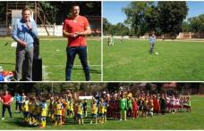Interliga Națională de Fotbal a debutat la Dorohoi. Primarul a dat lovitura de începere - FOTO