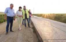 Doina Federovici „Noi chiar facem ceea ce am promis: asfaltăm drumul prin Prăjeni” - FOTO