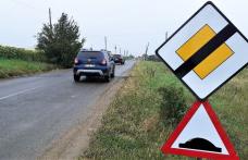 Limitatoare de viteză în intersecțiile cu probleme de pe drumurile județene - FOTO
