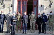 Delegație militară româno-americană în vizită la Dorohoi - FOTO