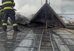 Incendiu izbucnit la mansarda unei locuințe din județ - FOTO