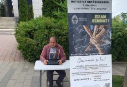 Inițiativa legislativă cetățenească „Luna identității creștine” a ajuns la Dorohoi. Vezi cum poți semna!