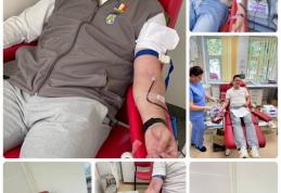 Polițiștii de la Imigrări s-au alăturat îndemnului medicilor de a dona sânge