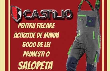 Descoperă oferta lunii septembrie la Castilio: Vezi în ce condiții poți primi gratuit o salopetă de calitate!