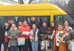 Proiect SNAC „Un Mărțișor pentru fiecare mamă” desfășurat de elevii Școlii Gimnaziale „Mihail Sadoveanu” Dumbrăvița – Ibănești - FOTO