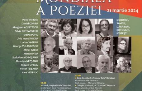 Activități organizate cu prilejul Zilei Mondiale a Poeziei la Memorialul Ipotești