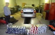 Ţigări de contrabandă descoperite într-o maşină condusă de un tânăr de 19 ani - FOTO