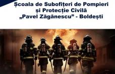 300 de locuri sunt puse la dispoziția tinerilor de Școala de Subofițeri Pompieri și Protecție Civilă „Pavel Zăgănescu” din Boldești