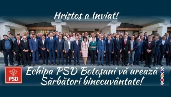 Echipa PSD Botoșani vă urează „Sărbători binecuvântate!”