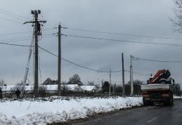 Probleme la alimentarea cu energie electrică în zona Dersca - Lozna