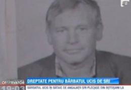Bărbatul ucis de agenții SRI era din Botoșani. Fiul acestuia cere dreptate!