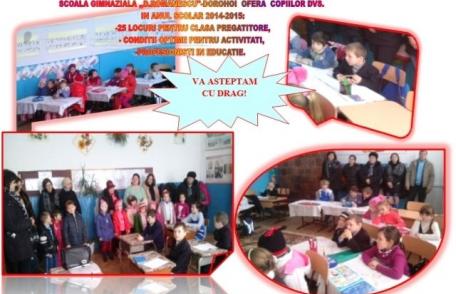 „Ziua porților deschise” la Școala Gimnazială Dimitrie Romanescu din Dorohoi