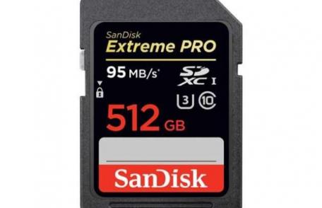 Primul card SD de 512GB te scapă de problemele cu spaţiu