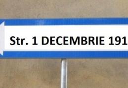 Toate oraşele şi municipiile, obligate prin lege să numească o arteră principală „1 Decembrie 1918”