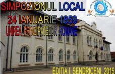 Simpozion local LTVS Sendriceni  editia I  „24 ianuarie 1859- Unirea Principatelor Romane - FOTO