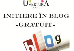Cursuri de inițiere în blogging la Uvertura Mall