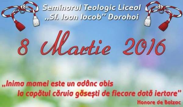 Seminarul Tologic Dorohoi - 8 Martie