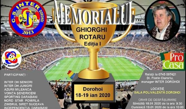 Memorial fotbal la Dorohoi