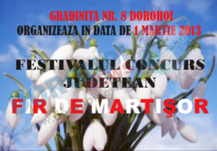 Festivalul concurs judetean FIR DE MARTISOR